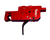 Timney Triggers 650ST RPR  Two-Stage Straight Trigger with 8 oz/1 lb Draw Weight & Black/Red Finish for Ruger Precision