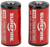 SureFire SF2CB 123A Batteries  Red/Black 3.0 Volts 1,500 mAh (2) Single Pack