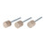 MX FINISHING WHEEL, 1/2''X 1/2'', 50 GRIT, 3 PACK