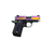 Kimber Mfg, Inc 3300240 Micro 9  9mm Luger 7+1 3.15" Black DLC Ramped Steel Barrel, Aurora Multi Color PVD Stainless Steel Serrated Slide, KimPro II Black Aluminum Frame, Black/Purple G10 Grip
