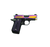 Kimber Mfg, Inc 3300240 Micro 9  9mm Luger 7+1 3.15" Black DLC Ramped Steel Barrel, Aurora Multi Color PVD Stainless Steel Serrated Slide, KimPro II Black Aluminum Frame, Black/Purple G10 Grip