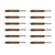 DOUBLE-TUFF BRONZE RIFLE BRUSH 35-38 CALIBER 12 PACK