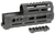 Midwest Industries MIAKALPHA6 Alpha  Drop-in Aluminum Black Hardcoat Anodized 5 Slot Picatinny Rail AK-Platform 6" Long Compatible w/M-LOK