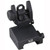 AR-15  FLIP-UP ADJUSTABLE MCTAR-SPLP REAR SIGHT BLACK