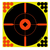 Birchwood Casey 34806 Shoot-N-C Reactive Target Self-Adhesive Paper Black/Yellow/Red 8" Bullseye BMW 6 Pack