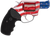 Charter Arms 23872 Undercover The Old Glory Small 38 Special, 5 Shot 2" American Flag Stainless Steel Barrel & Cylinder, American Flag Aluminum Frame w/Black Finger Grooved Rubber Grip, Exposed Hammer
