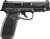 FN 66101763Micro-Compact Frame 9mm  Luger 10+1 3.80" Black Target Crown Steel Barrel, Black PVD Optic Cut/Serrated Stainless Steel Slide & Polymer Frame w/Picatinny Rail Interchangeable Backstrap Grip