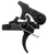 Geissele Automatics 05160 SSA-E  Two-Stage Curved Trigger with 2.90-3.80 lbs Draw Weight & Black Oxide Finish for AR-Platform
