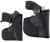 DeSantis Gunhide N38BJ8BZ0 Nemesis  Pocket Black Rubberized Fabric Fits Glock 43 Ambidextrous