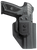 Mission First Tactical HRUSEC9AIWBABL Appendix Holster IWB/OWB Black Polymer Belt Clip Fits Ruger Security-9 Ambidextrous
