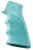 Hogue 15015 OverMolded Grip Cobblestone Aqua Blue Rubber with Finger Grooves for AR-15, M16