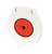 Birchwood Casey RND8 Round Steel Target Plate 8" Centerfire Rifle/Handgun Target Black/Red/White NM500 Steel Hanging