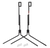 Viking Solutions VKSVGK004 Adjustable Target Stand  Black Steel