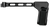 SB Tactical FS1913-01-SB FS1913-01-SB  Side Folding Black Synthetic with 9.60" OAL & Nylon Strap for AR-Platform with 1913 Picatinny Rail (Tube Not Included)