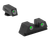 Meprolight USA 102203131 Tru-Dot Green Tritium Green Tritium/Black Frame, Compatible w/Glock 42