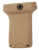 BCM VGSFDE BCMGunfighter Short Vertical Grip Made of Polymer With Flat Dark Earth Aggressive Textured Finish with Storage Compartment for Picatinny Rail