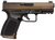 Gforce Arms GFRPX3C9BT Exodus  9mm Luger 15+1 4.02" Black Steel Barrel, Bronze Cerakote Serrated Steel Slide, Black Cerakote Polymer Frame w/Accessory Rail, Black Textured Grip