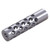 #2 MUZZLE BRAKE 22 CALIBER 1/2-28 CHROME MOLY SILVER