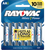 Rayovac 8156F AA HIGH ENERGY Alkaline Batteries  Silver/Blue 1.5 Volts 2,700 mAh (6) Single Pack