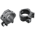 Weaver Mounts 48364 Four-Hole Skeleton Rings  Matte Black 30mm Low