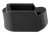 Hogue 18610  Extension Base Pad Fits Glock 19 Compatible w/ 10/15rd Magazines Black Overmolded Rubber