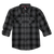 Hornady Gear 32223 Flannel Shirt  Large Gray/Black,  Cotton/Polyester, Relaxed Fit Button Up
