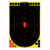 Birchwood Casey 34617 Shoot-N-C Reactive Target Self-Adhesive Paper Black/Yellow/Red 12"x18" Oval Silhouette 12 Pack