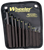 Wheeler 710910 Roll Pin Punch Set Starter Set Black/Yellow Steel Knurled Handle 9 Pieces