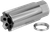 TacFire MZ10209MMSS Linear Compensator Stainless Steel with 1/2"-36 tpi Threads, 2.05" OAL & 0.87" Diameter for 9mm Luger AR-Platform