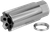 TacFire MZ10209MMSS Linear Compensator Stainless Steel with 1/2"-36 tpi Threads, 2.05" OAL & 0.87" Diameter for 9mm Luger AR-Platform