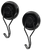 Lockdown 1215354  Magnetic Hook Black Steel Holds 20 lbs 2 Pack
