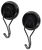 Lockdown 1215354  Magnetic Hook Black Steel Holds 20 lbs 2 Pack