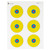 ACTION TGT BRIGHT 6 BULLSEYE 100PK