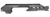 Strike Industries SMCCP320TRAIL SMC Charlie Top Rail Black Steel Compatible w/ Extended Charging Handle for P320 Slides