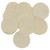 HEAVY DUTY COTTON ROUND PATCHES, 1.5''/.35-.40 CAL, 100 PACK
