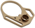 Strike Industries ARULMFEP&ACNFDE QD End Plate QD End Plate with Hook Attachments & Anti-Rotation Castle Nut, Flat Dark Earth Finish