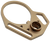 Strike Industries ARULMFEP&ACNFDE QD End Plate QD End Plate with Hook Attachments & Anti-Rotation Castle Nut, Flat Dark Earth Finish