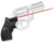Crimson Trace 011880 Lasergrips  Fits Ruger SP101, Red Laser 633nM Wavelength 5mW Output, Black Polymer