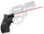 Crimson Trace 011880 Lasergrips  Fits Ruger SP101, Red Laser 633nM Wavelength 5mW Output, Black Polymer