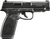 FN 66101759Micro-Compact Frame 9mm Luger 18+1 3.80" Black Target Crown Steel Barrel, Black PVD Optic Cut/Serrated Stainless Steel Slide & Polymer Frame w/Picatinny Rail, Interchangeable Backstrap Grip