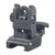 AR-15  FLIP-UP ADJUSTABLE LOW PROFILE REAR SIGHT  BLACK