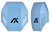 Axil LLC MXPLTB MX Plate  Polymer Over the Head Slate Blue