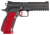 Dan Wesson 92003 DWX  9mm Luger 19+1 4.95" Black Match Grade Barrel, Black DLC Optics Ready Serrated Steel Slide, Black Aluminum Frame w/Beavertail & Picatinny Rail, Red Textured Aluminum Grip