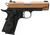 Browning 051988492 1911 Black Label Compact Frame 380 ACP 8+1 3.63" Matte Stainless Steel Barrel, Copper Cerakote Serrated Stainless Steel Slide, Matte Black Polymer Frame, Black Polymer Grip