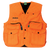 Primos 65703 Gunhunter's Hunting Vest XL Blaze Orange Features Compass & LED Light