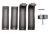 Glock 30819  Backstrap/Beavertail Set Compatible w/ Glock 20/21/40/41 Black Polymer