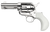 Taylors & Company 200072 1873 Cattleman 45 Colt (LC) Caliber with 3.50" Barrel, 6rd Capacity Cylinder, Overall Nickel-Plated Finish Steel  & Ivory Birdshead Synthetic Grip