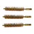 BEEFY BORE BRUSH, BRONZE, .416 CALIBER RIFLE, 3 PACK