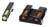 HiViz GLN429 LiteWave H3 Sight Set for Glock Green Tritium White Outline Front Sight-Orange Fiber Optic Rear Sight