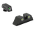Meprolight USA 102223201 Tru-Dot  Green Tritium White Outline Front Sight-Yellow Tritium White Outline Rear Sight Glock 10 MM/.45ACP